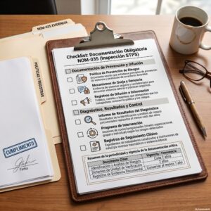 Cómo demostrar el cumplimiento de la NOM-035 lista de verificación